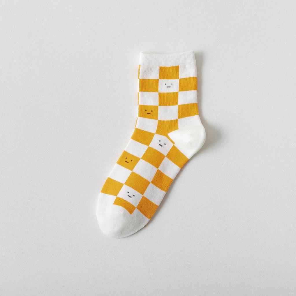 Spring And Autumn Socks Fashion Trend Dongdaemun Fruit Socks Medium Tube Socks Cotton Socks Personalized Student Socks