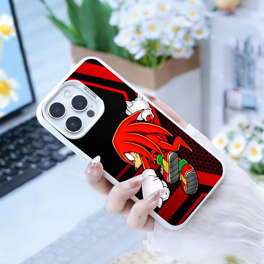 S-Sonic The H-Hedgehog  Phone Case For iPhone 16,15,14,13,12,17,Pro,MAX White Matte Shockproof Cover