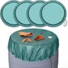 Green Mesh Cover Netting Rain Barrel Cover Anti-fall Leaves Filter Net For Rain Water Collection Bucket Outdoor Water Filter Net