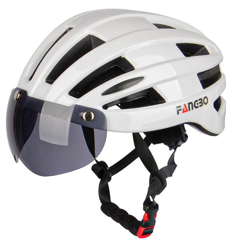 MTB Cycling Helmet Mountain Bike Trail Riding Unisex Adult EPS PC Full Coverage Safety With Magnetic Goggle Clip
