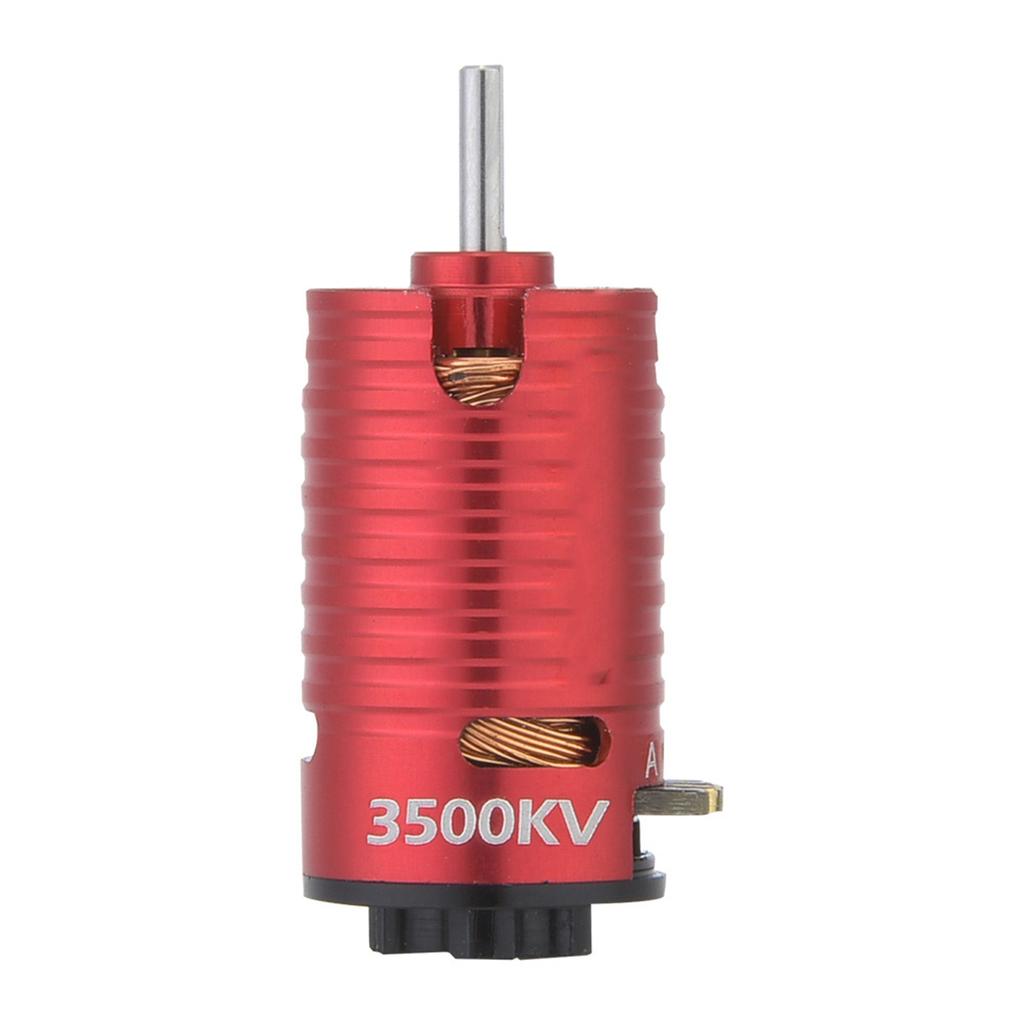 RC Brushless Motor, 3500KV 2 Poles Brushless Motor for 1/24 1/28 RC Model Car