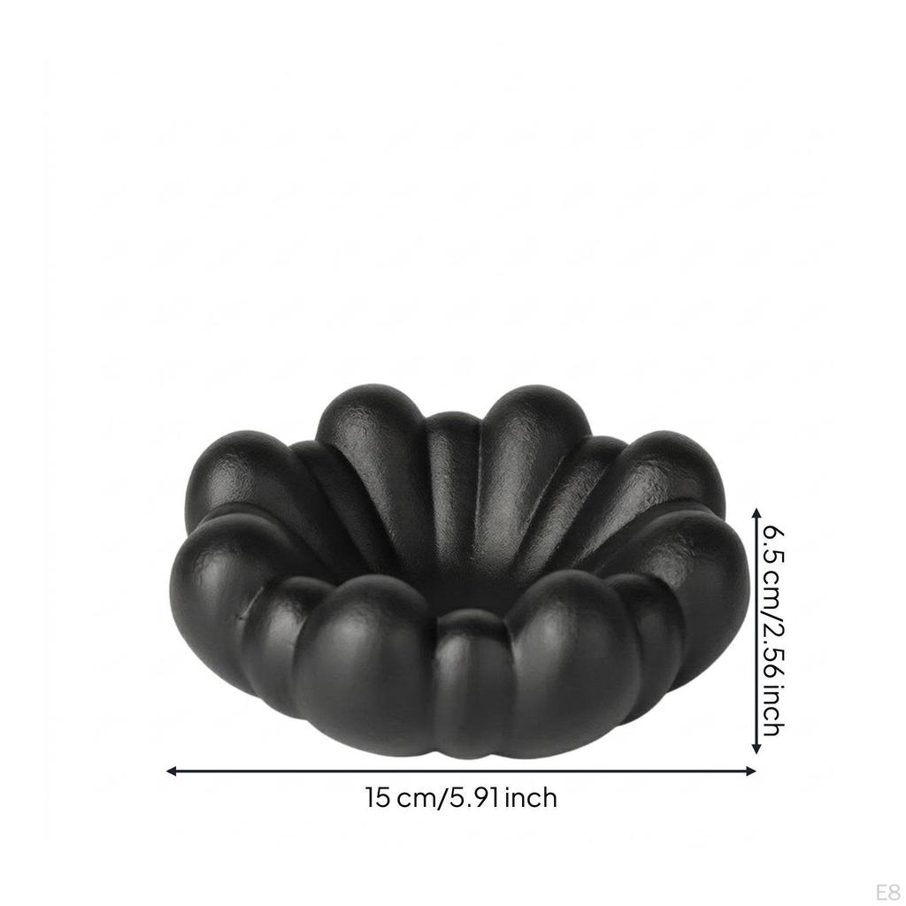 Mound Tray Sculptural Resin Organic Trinket Dish for Coffee Table, Entryway Console, Reception