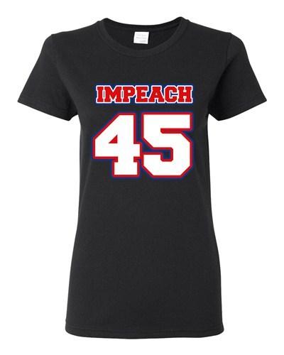 Ladies Impeach 45 President Donald USA American Political DT T-Shirt Tee Unisex T-Shirt XXL