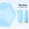 Mini Capsule Umbrella Portable Five Fold Umbrella Sun Rain Dual Use Sunshade Pocket Sun Umbrella Women Anti Sun Anti UV Fold Sma
