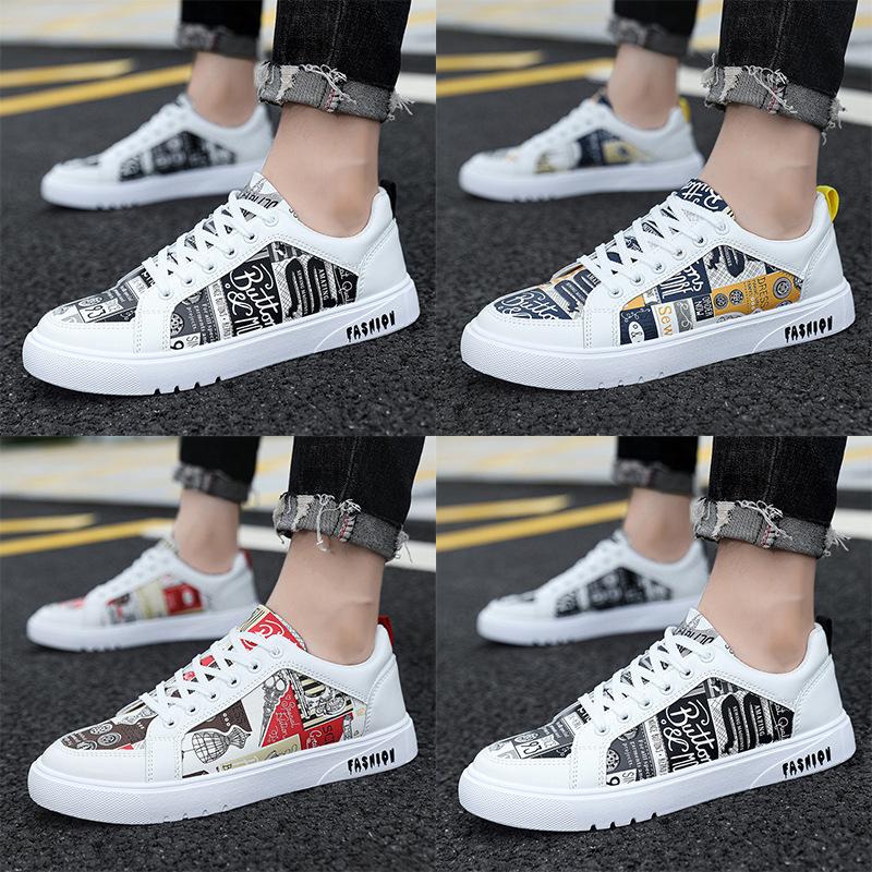 Nowe płócienne buty na wiosnę/jesień 2024 Modny trend Kolorowe bloki Codzienne buty do skateboardingu Męskie buty sportowe do biegania sneakersy