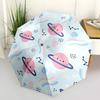 1pc Space Rainbow Pattern Automatic Open/Close Umbrella - Compact Travel Umbrella, Durable Construction, Fashionconscious yy251208105