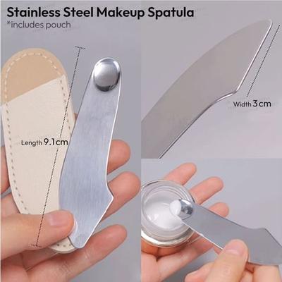 Denivyse - Stainless Steel Makeup Spatula