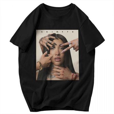 Camiseta Hombre Cantante Maria Becerra Tour Quimera Verano Y2K Gráfica Manga Corta Ropa Unisex Camisetas