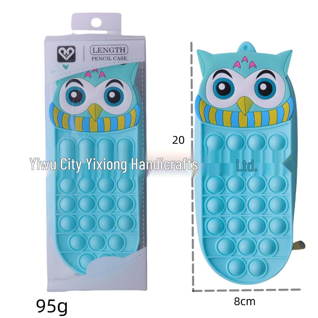 Creative Large Capacity Waterproof Silicone Pencil Case and Stationery Organizer