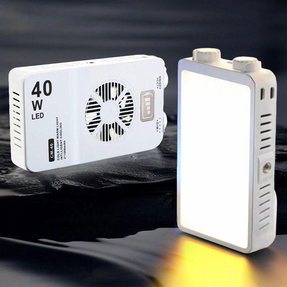 2800-9000K Handheld Fill Light With Fan Camera Top Light LED Beauty Light Panel  Beauty Photography