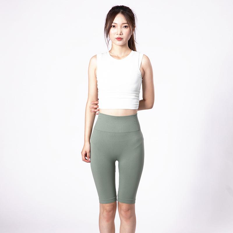 Five Point Sports Yoga Pants For Women, Nude Peach Hip Shorts, Cycling, Running, Fitness Shorts For Women