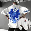 Anime Printed Hip Hop Casual Neutral T-shirt
