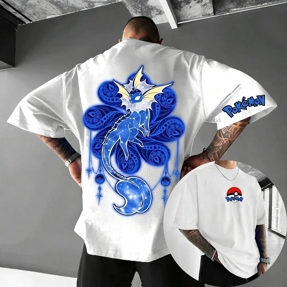 Anime Printed Hip Hop Casual Neutral T-shirt