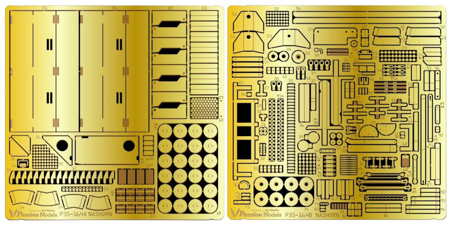 

Passion Models Nashorn Набор для травления Пластиковые детали для моделей Цветное литье 1/35 P35-164