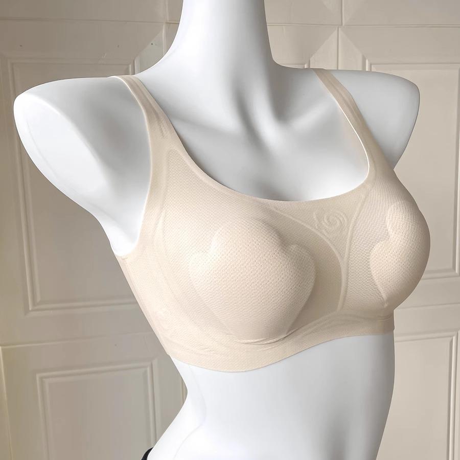 Vest Rabbit-ear Bra for Women Thin and Seamless Bra Mesh Gathering Bra Beautiful Back Without Underwire Bra Push Up Bra