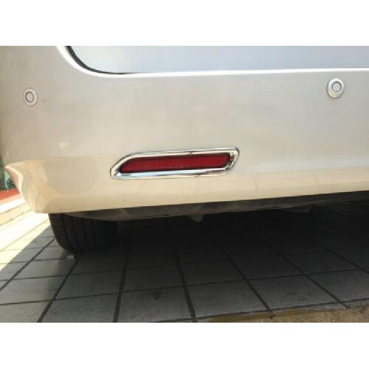 

Rear Fog Lamp Light Frame Chrome Cover Trim For 2011- Toyota Sienna ABS 2pcs