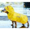 Dog Raincoat,Adjustable Waterproof Cloak Pet Hooded Raincoat Jacket,Cute Yellow Duck Poncho for Pet,Samll