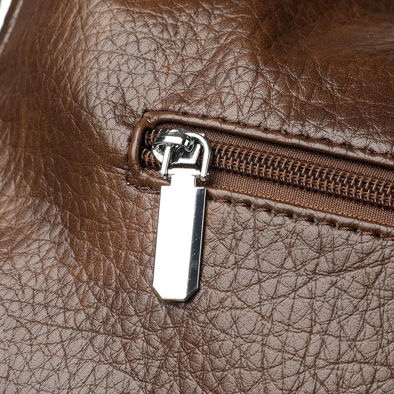 Women's PU Shoulder Bag Middle-aged Mother Bag Crossbody Bag Multifunctional Backpack
