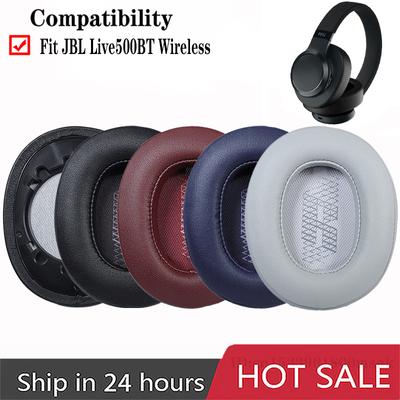 LIVE500BT Ear Pads For Jbl Live 500 BT/Live 500BT Earpads Headphone Cushion Earbuds Protein Leather Cover Repair Part - 1 Pair