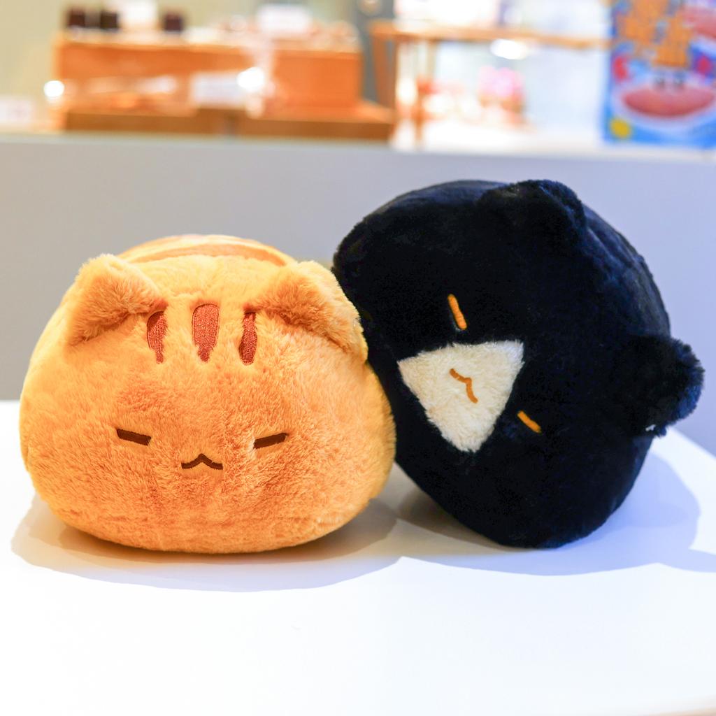 Giant Orange Cat Plush Toy Kawaii Kitty Plushie Throw Pillow Soft Cat Stuffed Doll Toy Home Decoration for Friends Birthday Gift