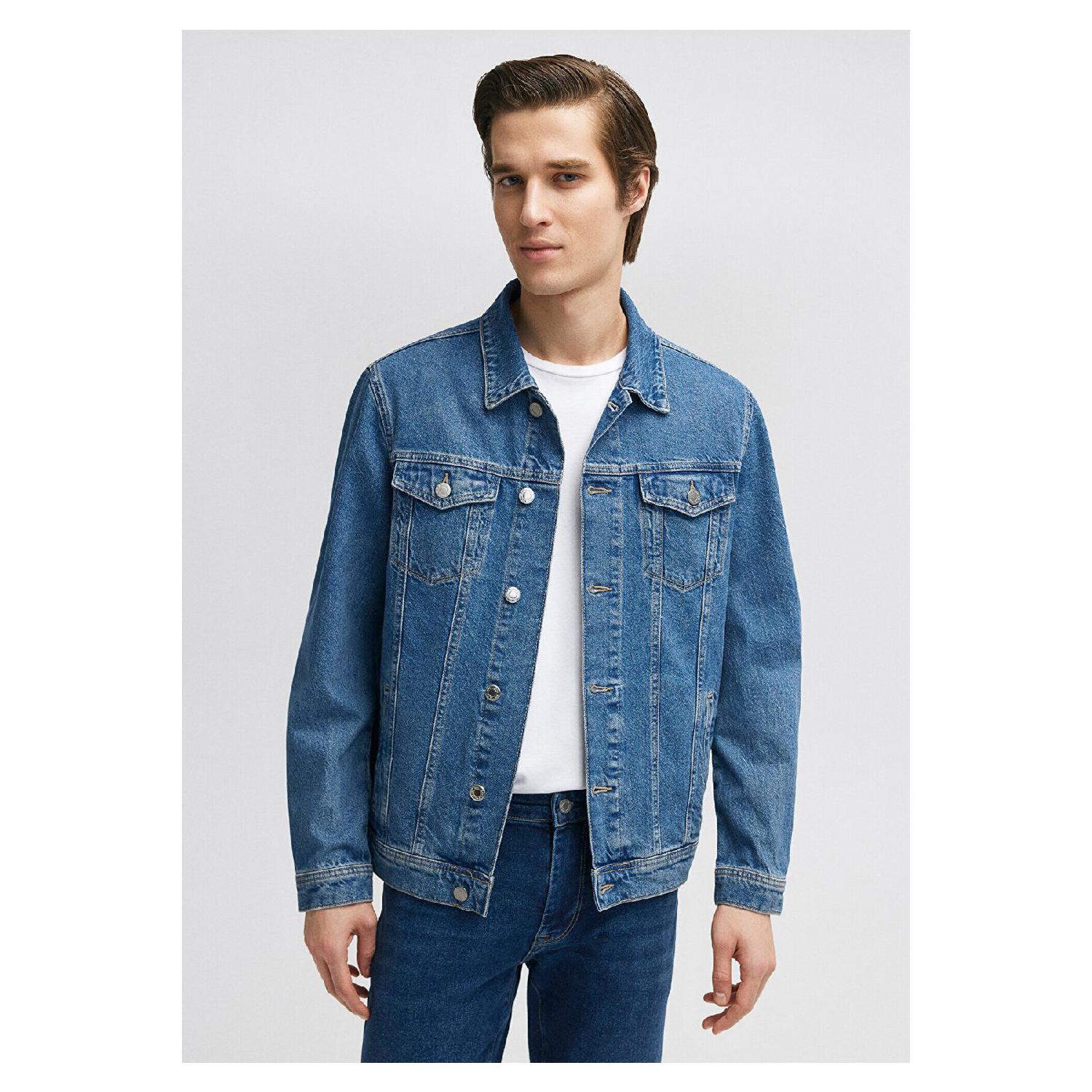 

Frank 90s Hazy Indigo Blue Jean Jacket 0115280974 XS