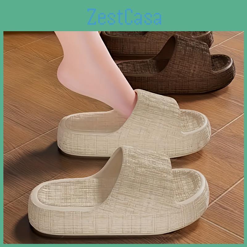 Thicksole Eva Soft Womens Slippers Outdoor Beach Sandals Slippers For Women Sand Slip On Comfortable Sandals Cute Home Slippers