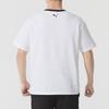 Puma Treningowa Wygodna Oddychająca Casualowa Koszulka z Krótkim Rękawem Unisex Top Biały 631722-02