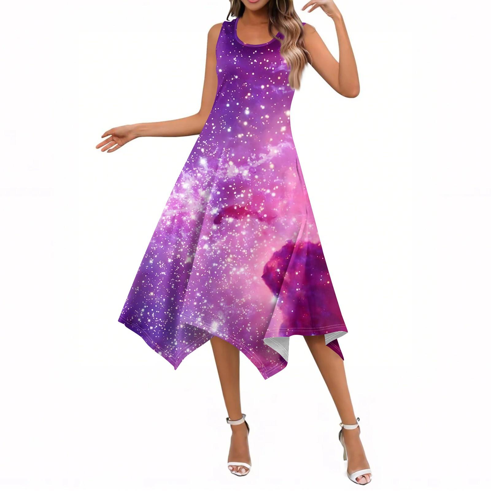 

Женские летние повседневные платья с круглым вырезом, плиссированные, с карманами, с принтом, с коротким рукавом S