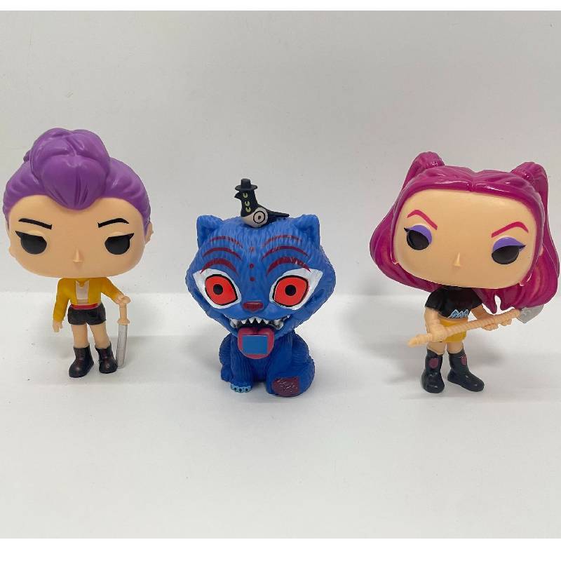 Kpop Demon Hunters Pvc Figure Collectible Set For Fans And Display