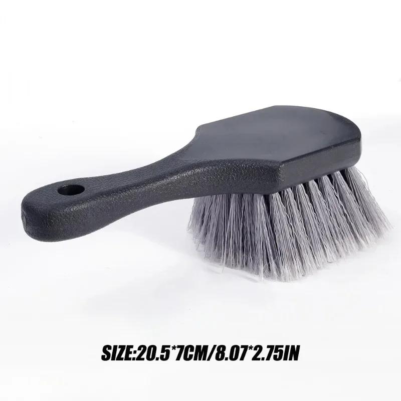 Car Hub Cleaning Brush Automatic Wheels Detailing Washing Tool Car Tire Hub Rim Gap Dust Removal Brushes Car Body Beauty Tools