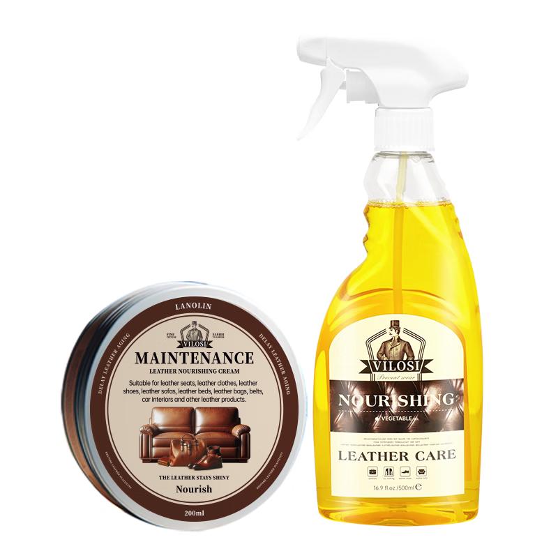Vilosi Leather Cleaning & Conditioner Care Kit