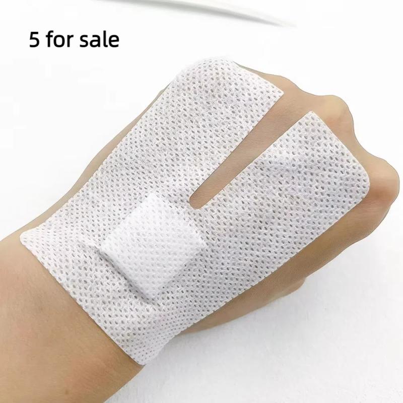 5/10/15Pcs 6*8Cm U Type Self Adhesive Wound Dressing Spunlace Dressing No Sterile Iv Cannula Fixed Dressing Non Woven Film