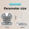 Foldable Back Support Cushion Soft Breathable Posture Correction Cushion Comfortable Adjustable Chair Protective Mat