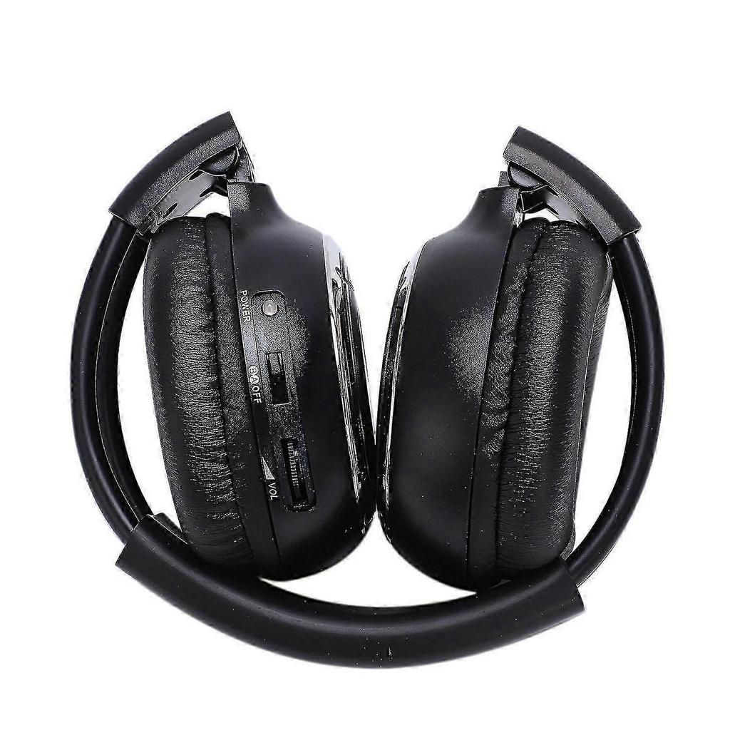 2 x Doppelte Infrarot Stereo Drahtlose Kopfhörer Headset IR Auto DVD Player Kopfstütze