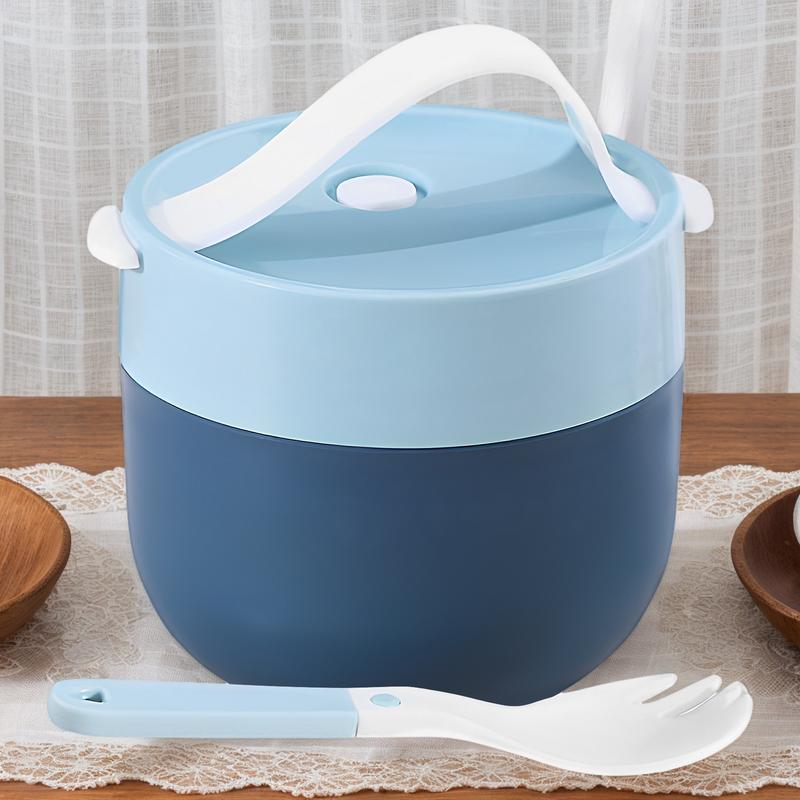 Resesoppbehållare Matlåda Med Sked Läckagesäker Termisk Soppbehållare Med Sked För Kök Hem Resor Camping Arbetsplats