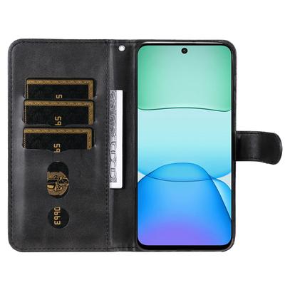 For Xiaomi Redmi 13x 4G/13 5G/13 4G/Redmi Note 13R 5G/Poco M6 4G Leather Phone Case with Zipper Pocket