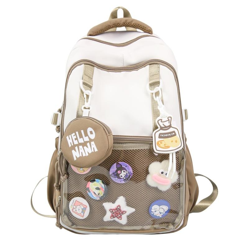 Plecak studencki o dużej pojemności Damska torba szkolna