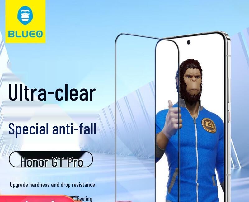 

Mr. Blue Gorilla Tempered Glass Screen Protector for Honor GT Pro