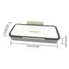 Over Door Cabinet Garbage Holder Alloy Hanging Trash Rack Kitchen Cupboard Waste Container