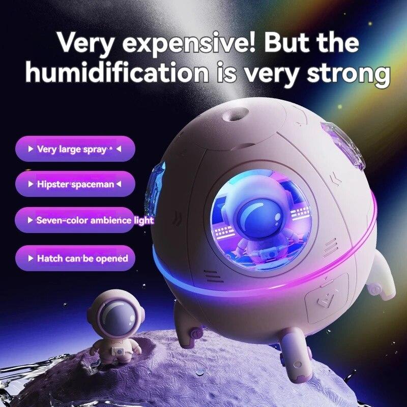 2024 New USB Humidifier Small Mini Air Refill Spray Fog Volume Space Capsule Humidifier Gift