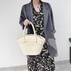 Women Bohemian Beach Handbag Rattan Wicker Straw Tote Bag Large Capacity Female Casual Travel Handbag