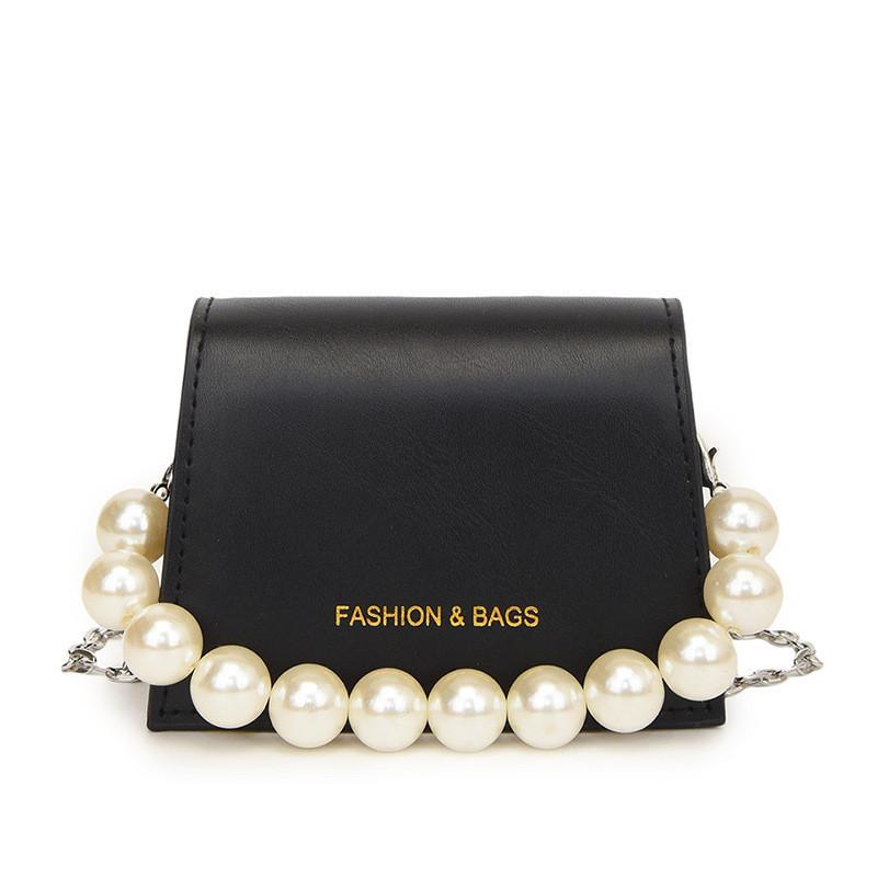 Stylish Mini Pu Pearl Chain Crossbody Bag For Women In Trendy Colors For Spring 2024