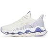 Martian Foam Low-Top Running Shoes Women's White Purple Sneakers 122225582-1