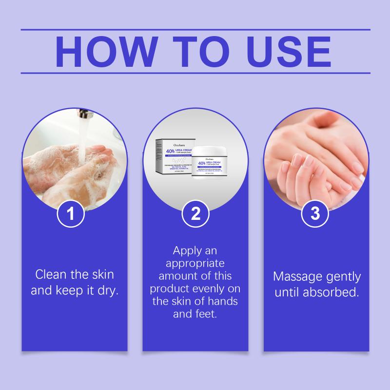 Oceaura 42% Urea Cream 2% Salicylic Acid Foot And Hand Moisturizer Deep Moisturizer And Nourishing Moisturizer