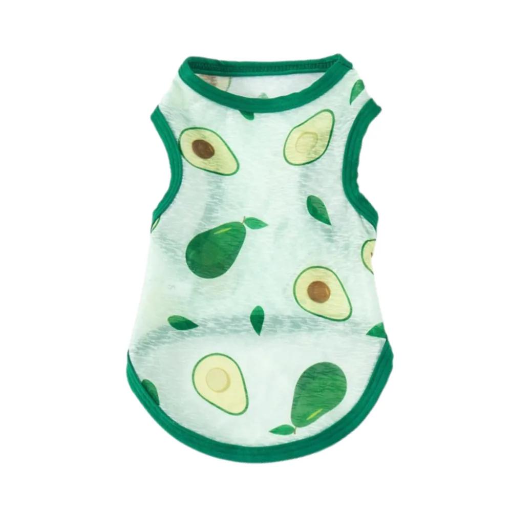 Atmungsaktive dünne Weste für kleine Hunde, ärmellose T-Shirts für Welpen, Katzenkleidung, Sommerkleidung im Freien, Sonnenschutz für Haustiere, Hundehemden