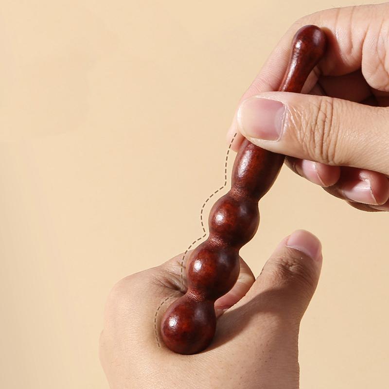 Massage Stick Reflexology Tool for Foot and Body Wooden Acupressure Therapy Deep Tissue Relaxation Home Spa Device