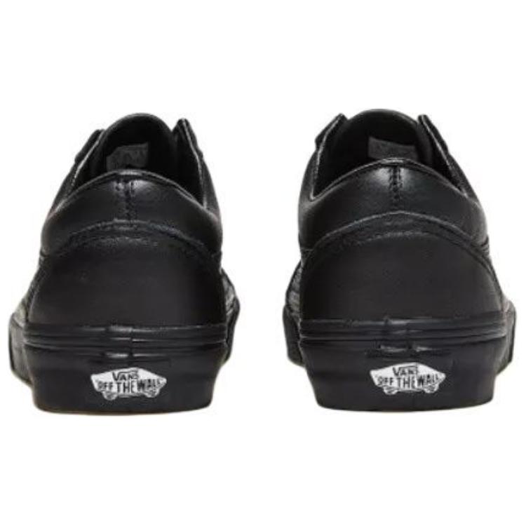 Vans Old Skool Leather Triple Black Men Sneakers VN0003Z6L3A