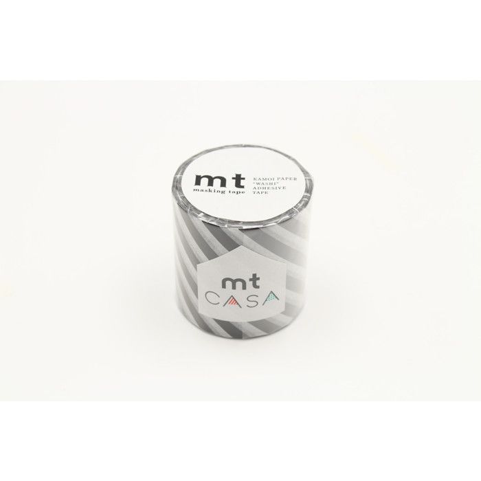 Masking Tape MT Casa Rayé 5 Cm Noir - Stripe Black