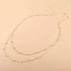 Classic Retro Cute Water Droplet Waist Belly Chain for Women Summer Beach Sexy Simple Body Chain Vacation Jewelry Accessories