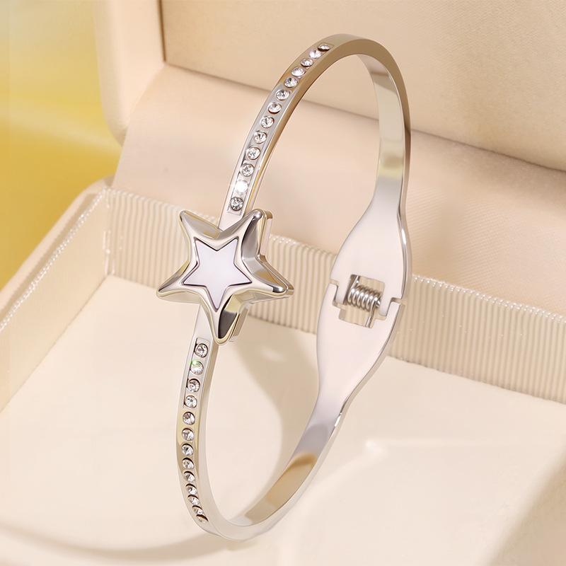 Five-pointed Star Female High-end Versatile Open-ended Couple Bracelet Bracelet